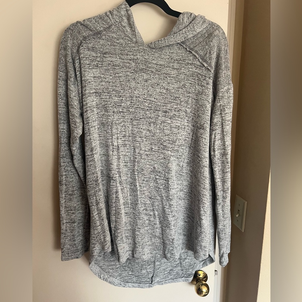 Used lightweight knit hoodie sweater